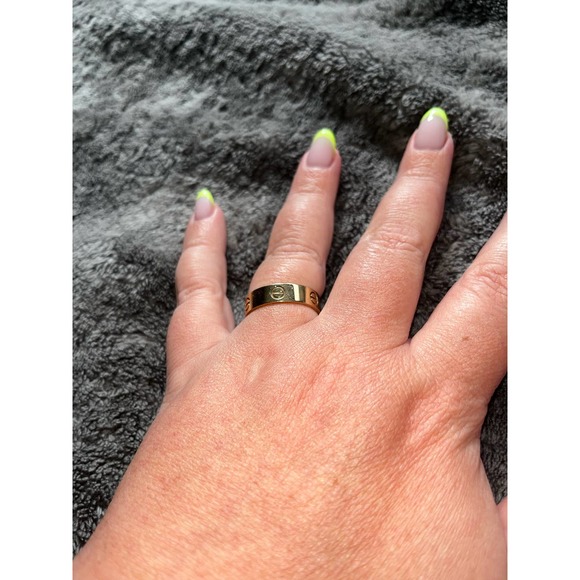 Cartier LOVE ring rose gold size 61 width 5.5mm - Picture 10 of 11